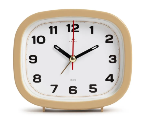 РУБИН будильник кварц корпус бежевый классика В5-004