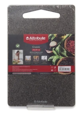 ATTRIBUTE доска разделочная granite 20*30см ABX111
