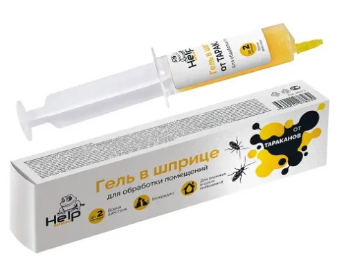 HELP гель от тараканов в шприце инсектицидный 30г
