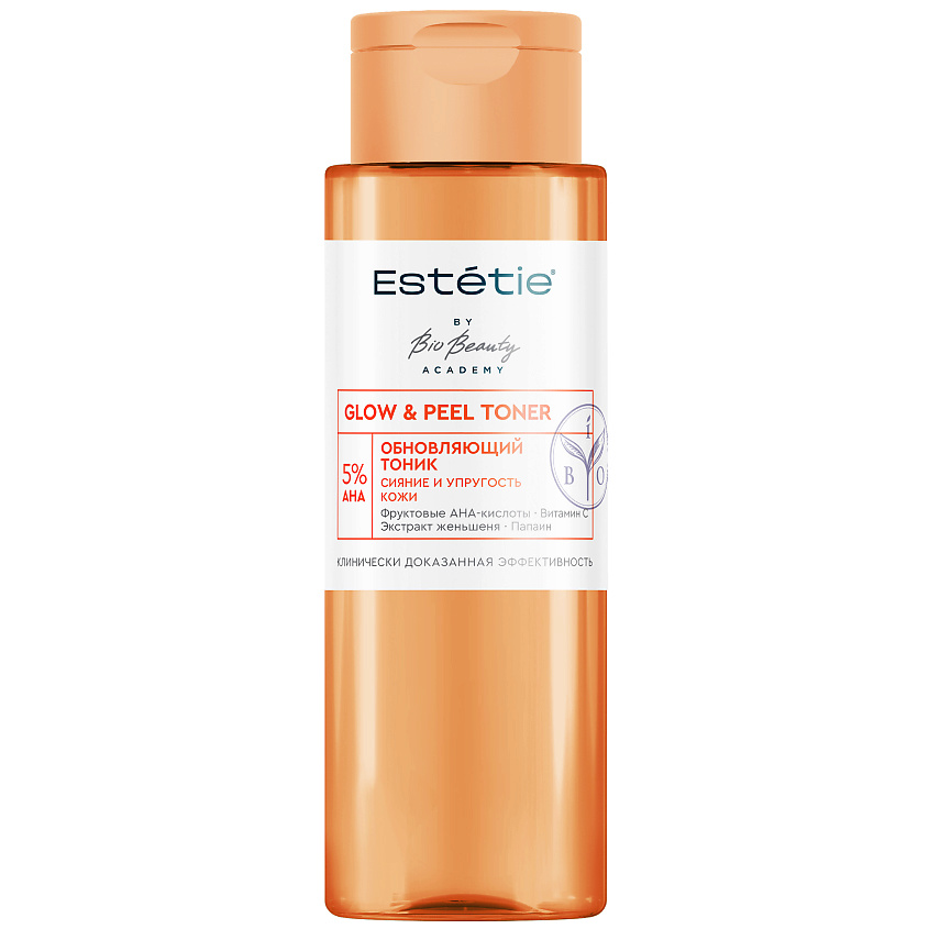 ESTETIE тоник д/лица обновляющий glow&peel 180мл