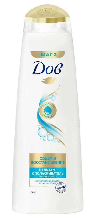 DOVE бальзам д/волос объем и восстановление 350мл