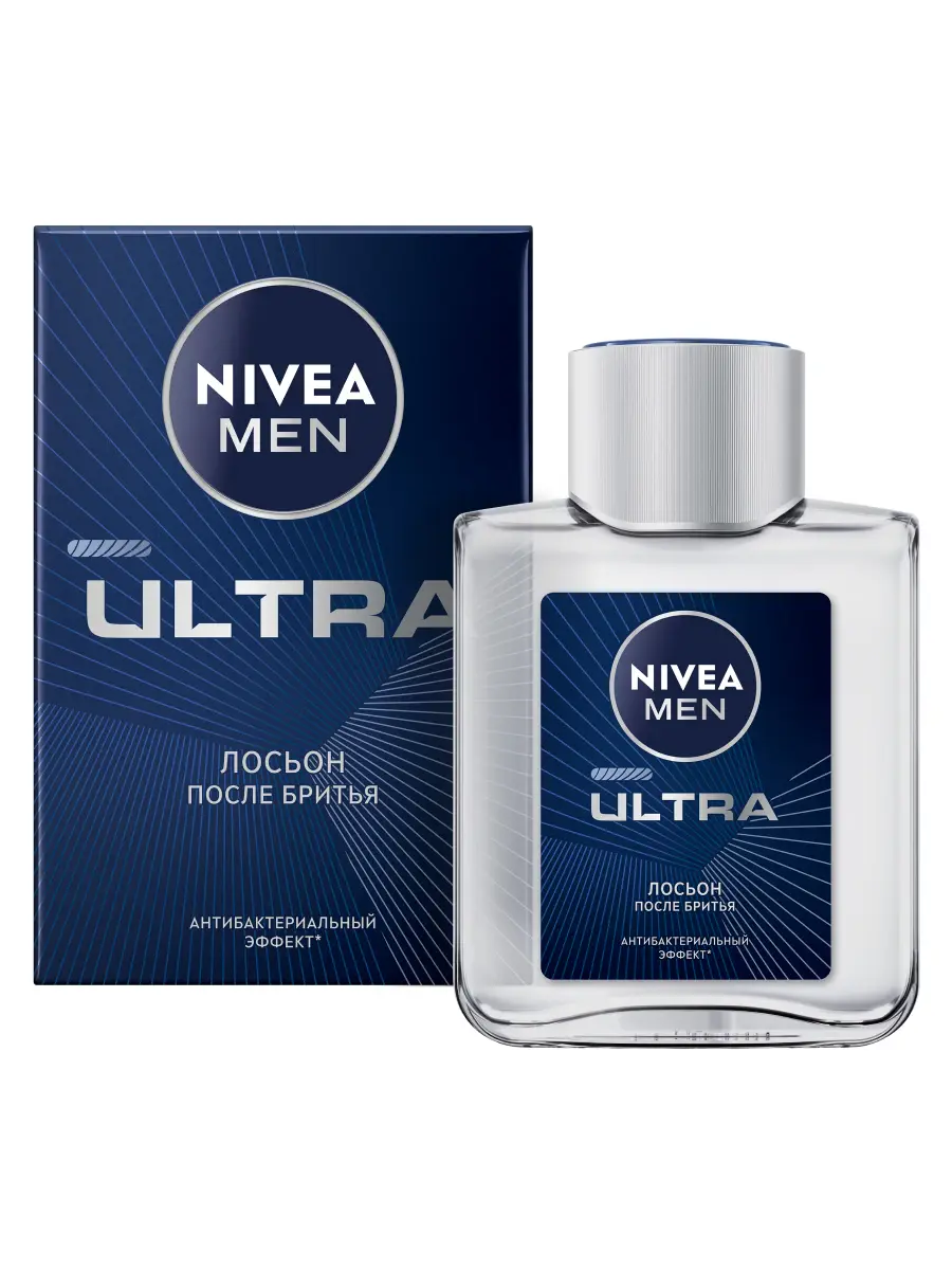 NIVEA MEN лосьон после бритья ultra антибактериальный 100мл 88581