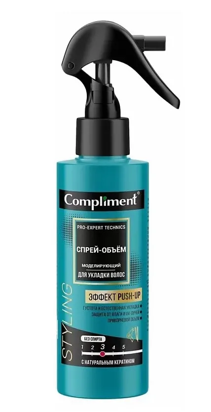 COMPLIMENT Pro-expert technics спрей-объём д/укладки волос моделирующий 200мл