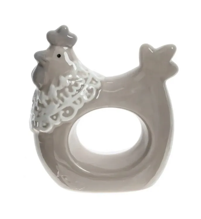 Кольцо д/салфетки Пасха в деревне Курочка 7*3*8см 795856