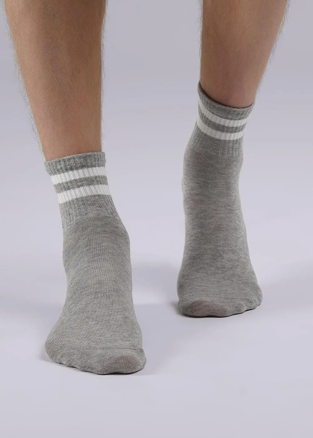 CLEVER носки мужские S142 меланж серый р.29