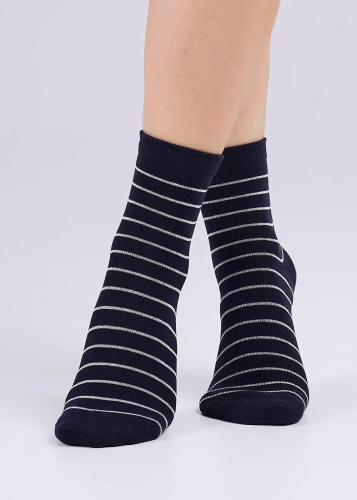 CLEVER носки женские L1001 market line т.синий р.23