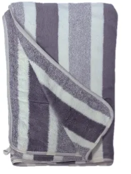 Полотенце махровое микрофибра полоска 70*140см ED25387