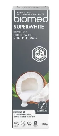BIOMED паста зубная superwhite 100г