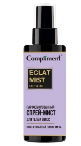 COMPLIMENT спрей-мист д/тела и волос парфюмированный eclat 110мл