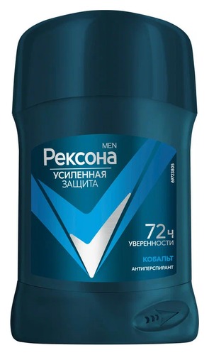 РЕКСОНА MEN антиперспирант кобальт 55мл стик