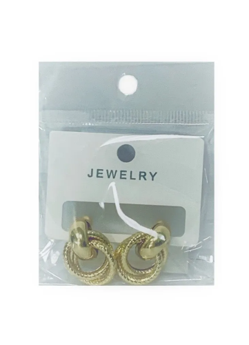 Серьги узелок цв.золото L 230716