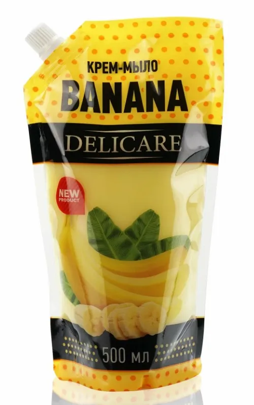 DELICARE мыло жидкое арома банан см.блок 500мл