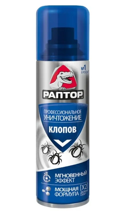 РАПТОР аэрозоль от клопов 2016/12
