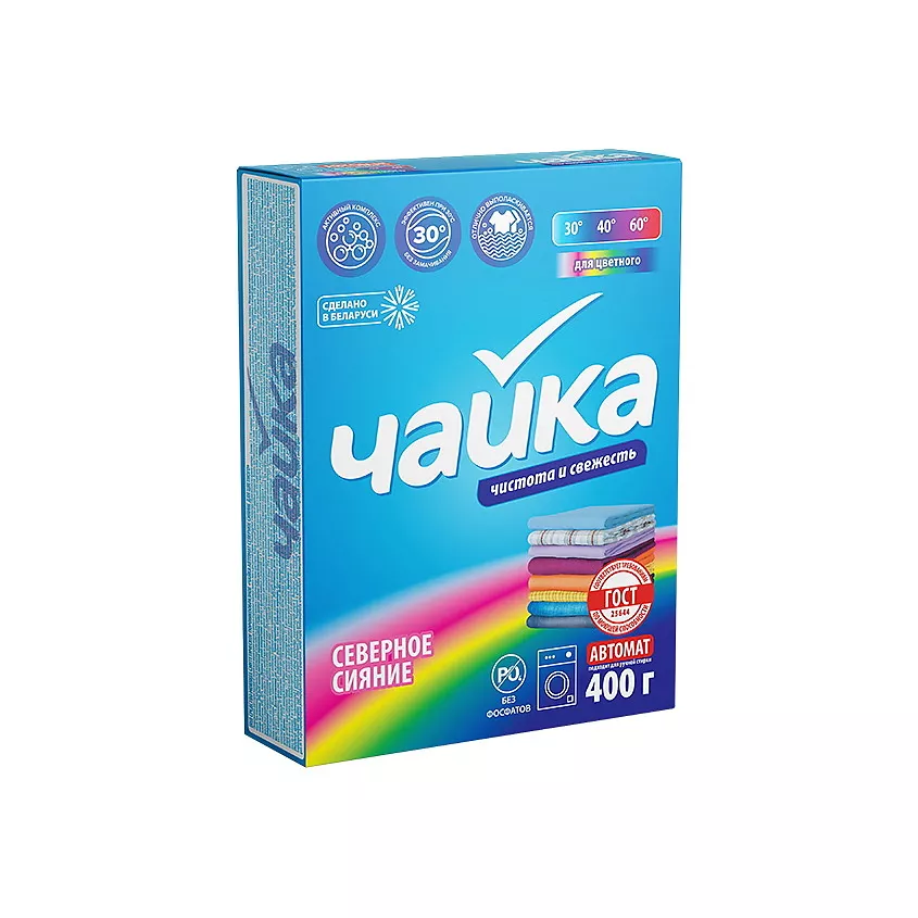 ЧАЙКА порошок стир северное сияние 400г