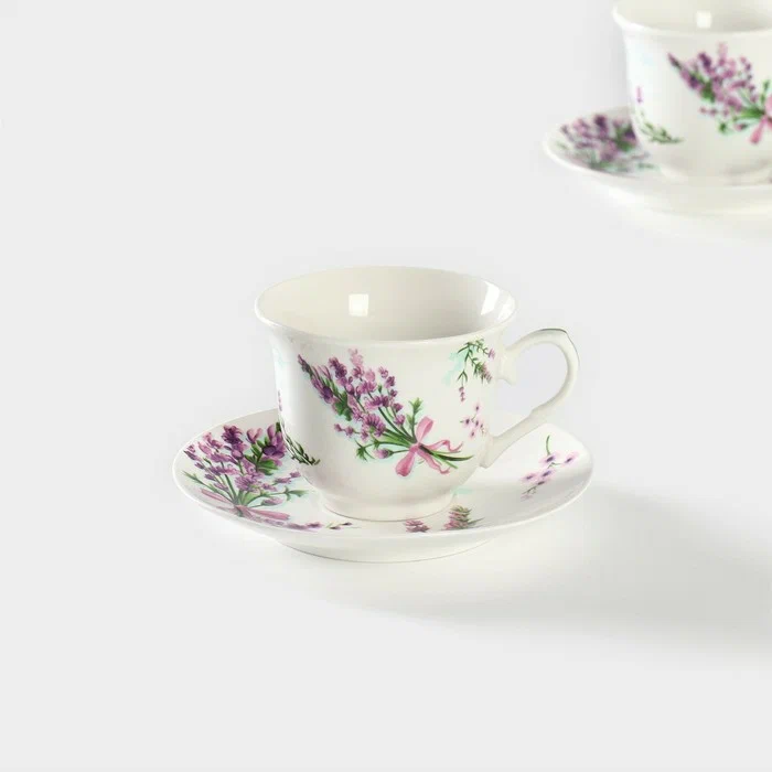 Набор чайный лаванда 4предм. 220мл 3801250