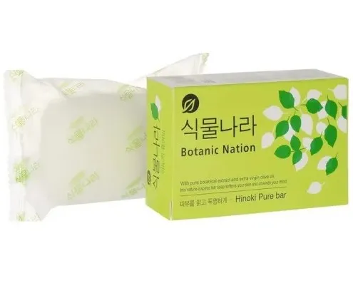 CJ LION мыло туалетное shingmulnara hinoki сила природы 100г