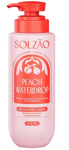 SOLZAO бальзам д/волос увлажнение и блеск 400мл