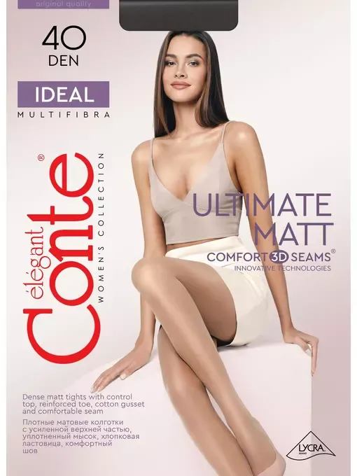 CONTE колготки женские ideal 40 16С-30СП bronz р.4