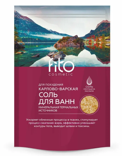 МИРОВЫЕ РЕЦЕПТЫ КРАСОТЫ соль д/ванн карлово-варская д/похудения 500г
