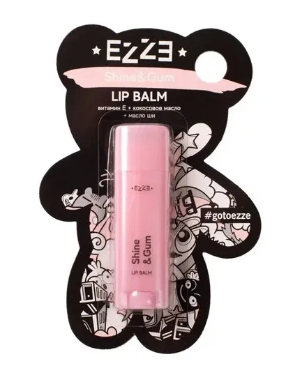 EZZE бальзам д/губ shine&gum 4,8г