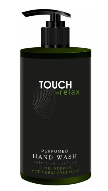 TOUCH&relax гель д/мытья рук парфюмированный розовый перец ветивер и пачули 450мл