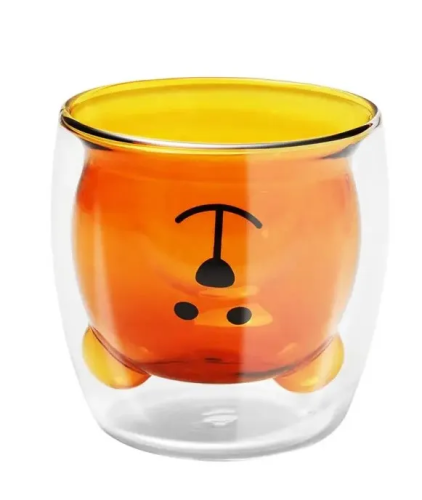 БТА стакан стекло двойное медведь 250мл YGJ2310545