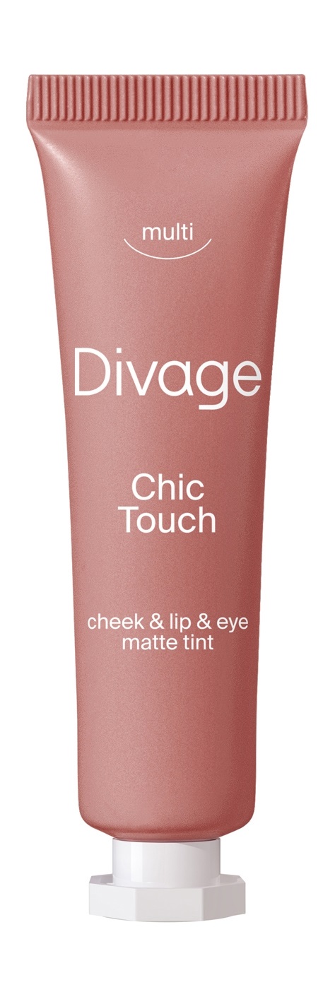 DIVAGE кремовый тинт д/щек, губ и глаз chic touch matte tint т.04
