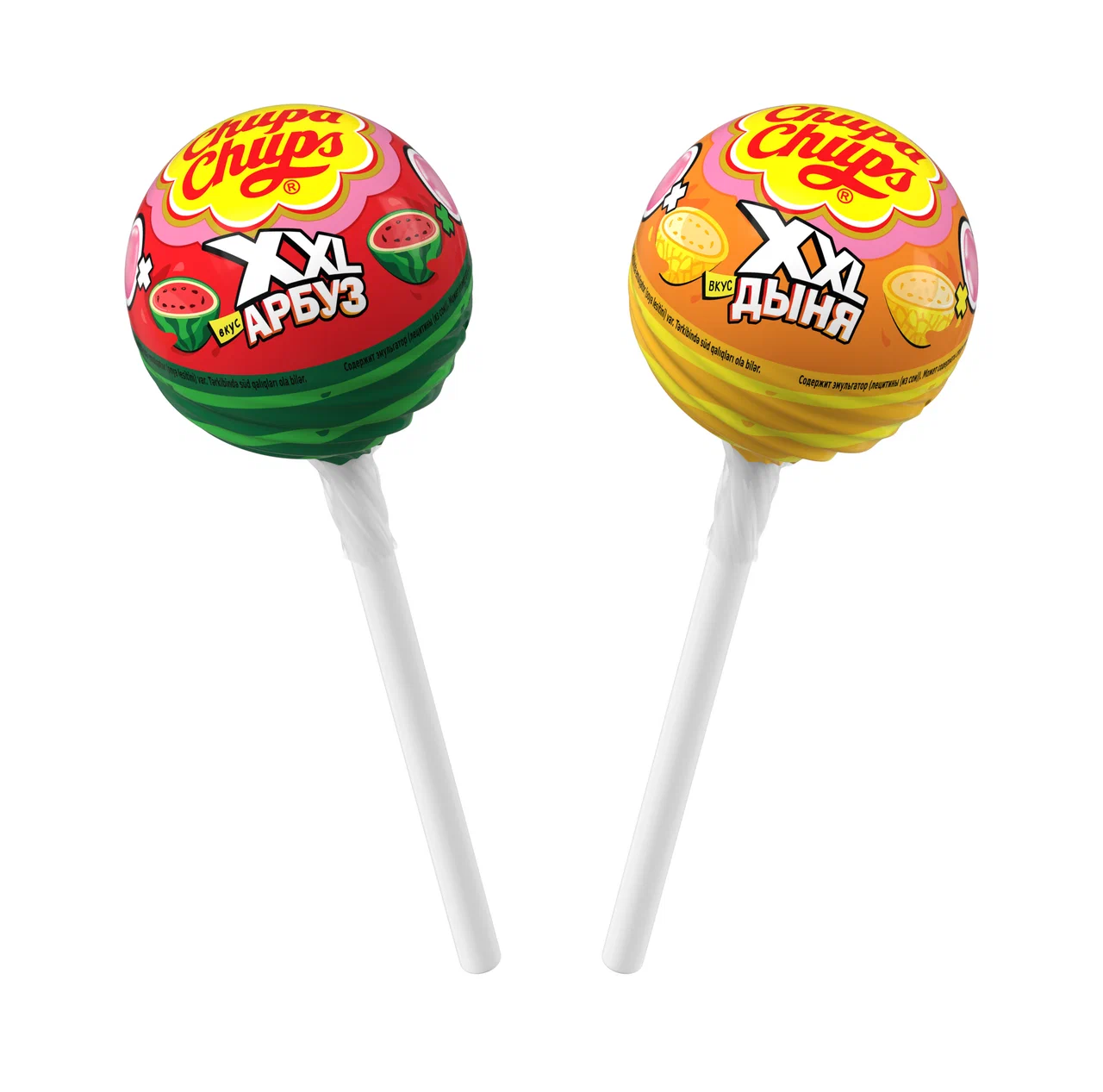 CHUPA CHUPS карамель арбуз дыня 29г