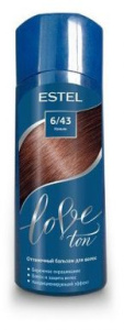 ESTEL LOVE TON бальзам д/волос оттеночный т.6.43 коньяк