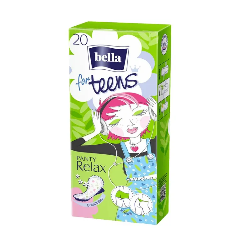 BELLA прокладки ежедневные teens relax deo по 20шт 2251