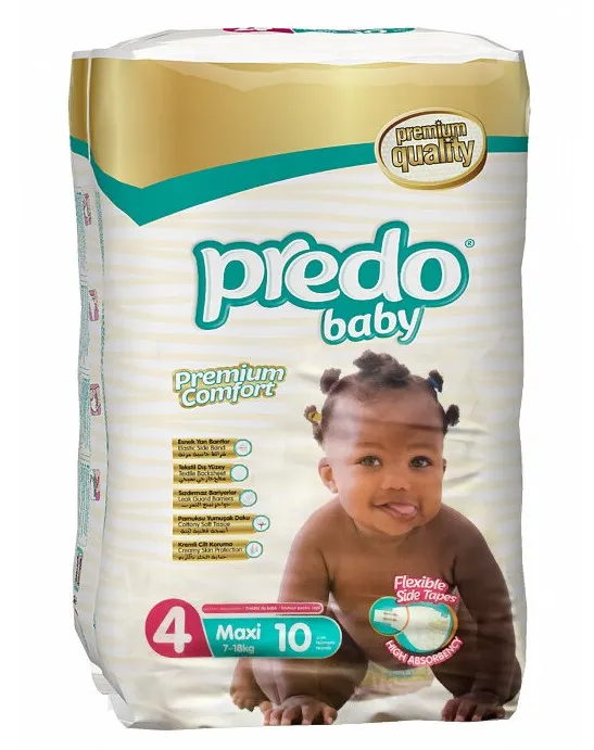 PREDO BABY подгузники детские №4 7-18кг 10шт