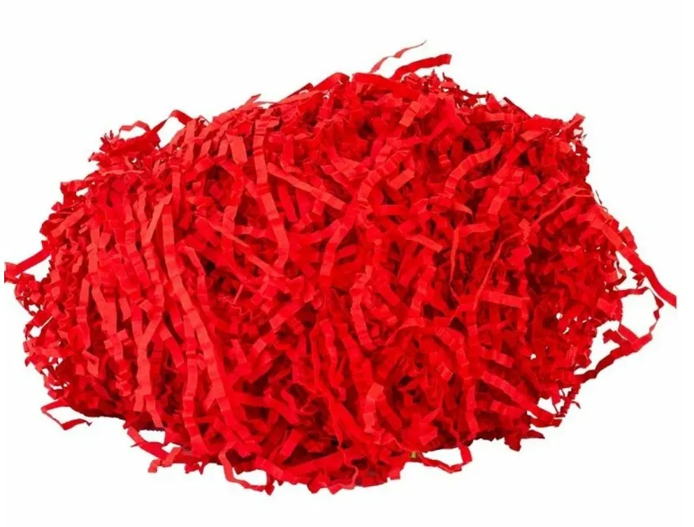 Бумажный наполнитель красный 50гр