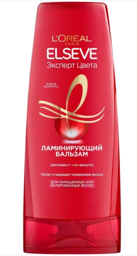 ELSEVE бальзам д/окрашенных или мелированных волос эксперт цвета 400мл