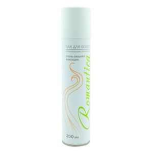 РОМАНТИКА лак д/волос растительными экстрактами 200мл
