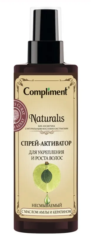 COMPLIMENT Naturalis спрей-активатор д/укрепления и роста волос 200мл