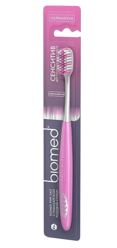 BIOMED щетка зубная pink salt soft
