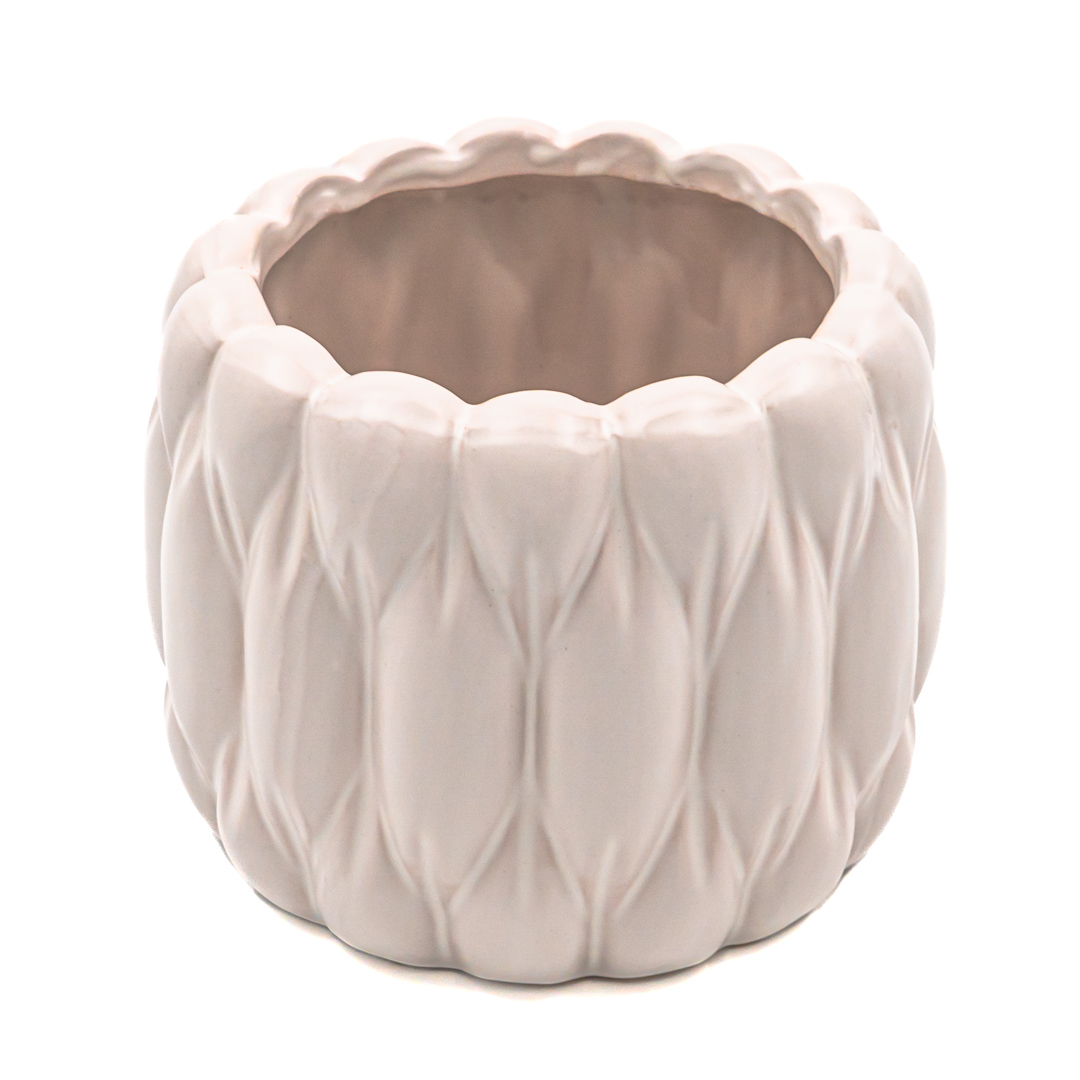 Ваза керамика 13см цв.белый/черный EL231107065