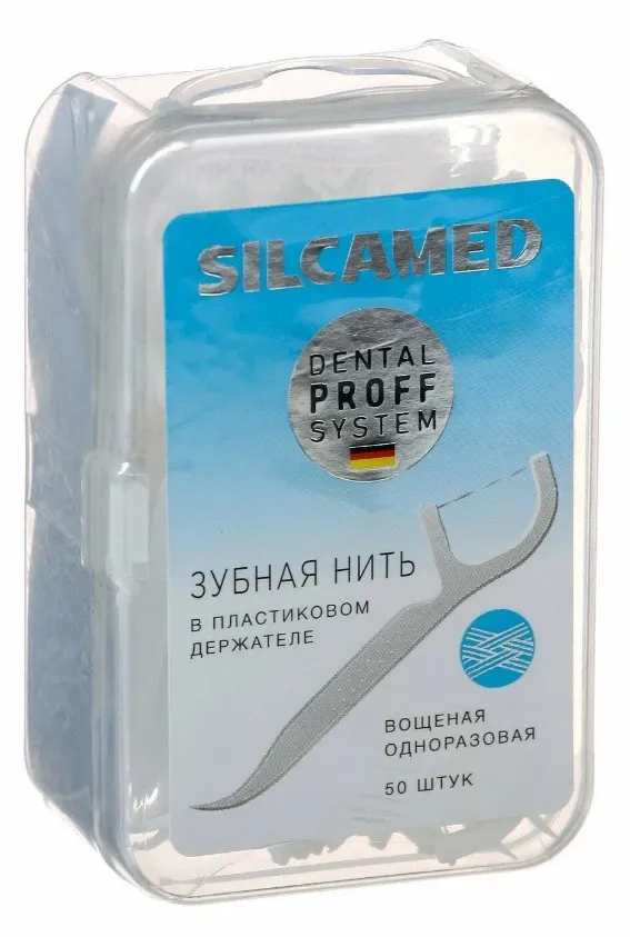 SILCAMED нить зубная dental proff system 800011
