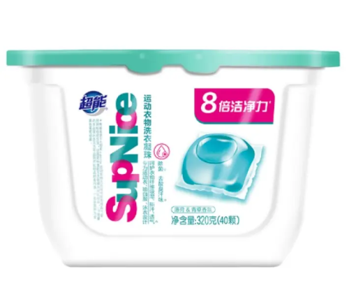 SUPNICE капсулы д/стирки спортивной одежды с бактериостатиками 40шт