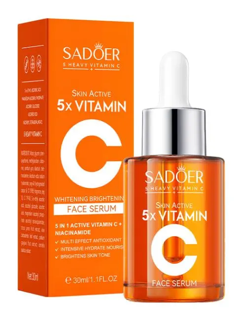 SADOER сыворотка д/лица осветляющая five vitamin c 30мл