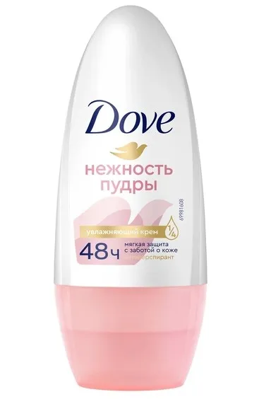 DOVE антиперспирант жен. нежность пудры 50мл ролл