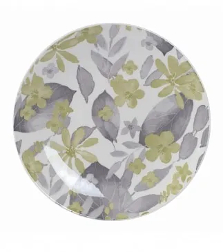 DOMENIK Blooming цв.зеленый тарелка обеденная 24см DMD235