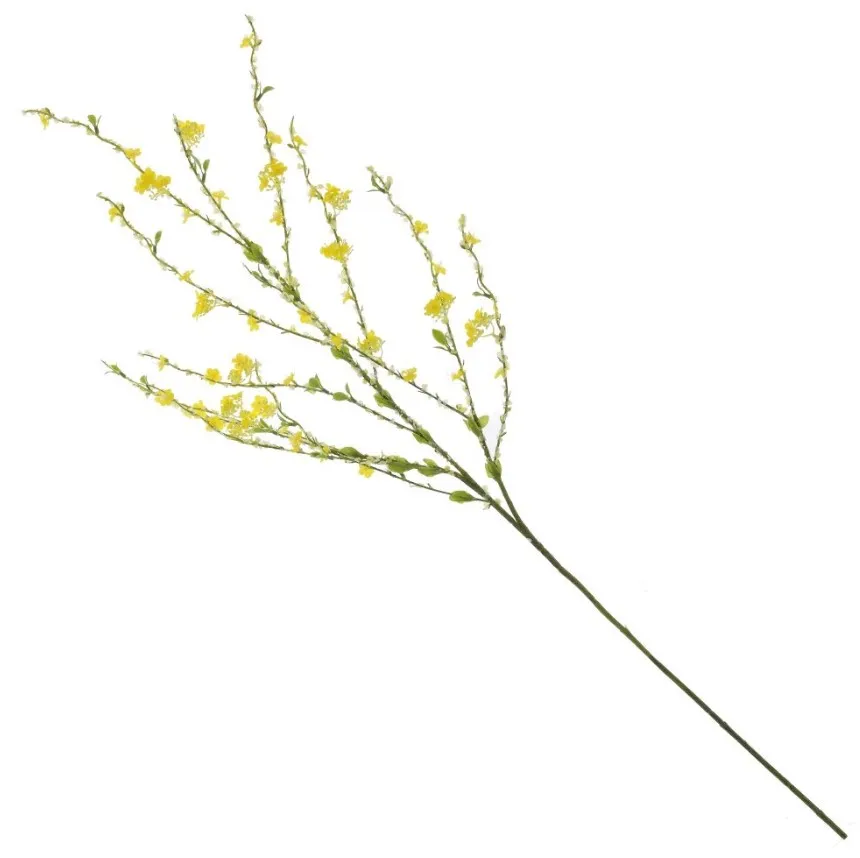 Ветка искусственная желтая 35*4*114см 816389