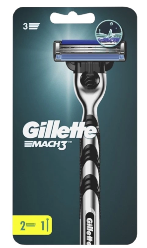 GILLETTE Mach3 станок д/бритья муж. с кассетами сменными 2шт339/600/346