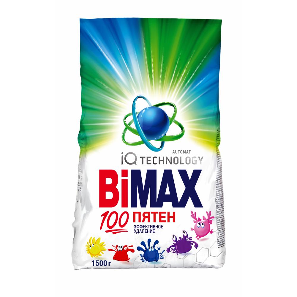 BIMAX порошок стир automat 100 пятен 1500г                                                         