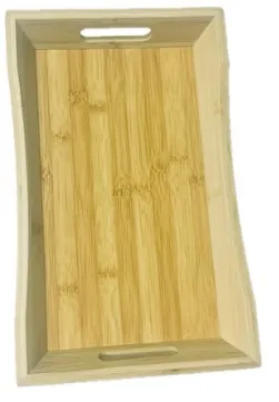 Поднос прямоугольный 1шт бамбук 38*23.5см EA0287-1