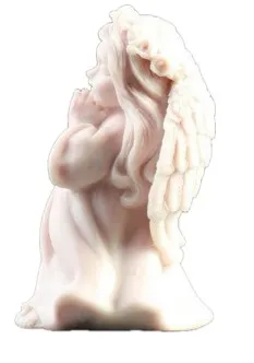 Фигурка ангел молящийся с венком 6,5см 4321313