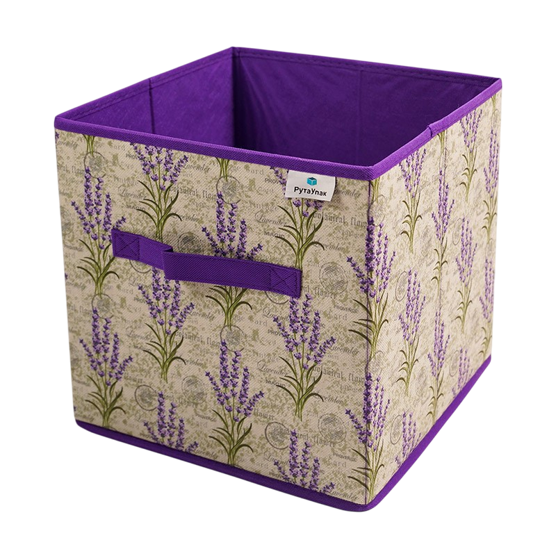 Коробка д/хранения лаванда 30*30*30см Д70702.01