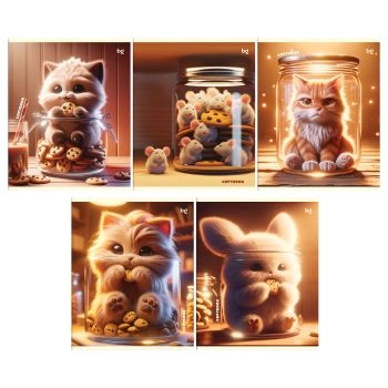 Тетрадь 48л А5 клетка в банке