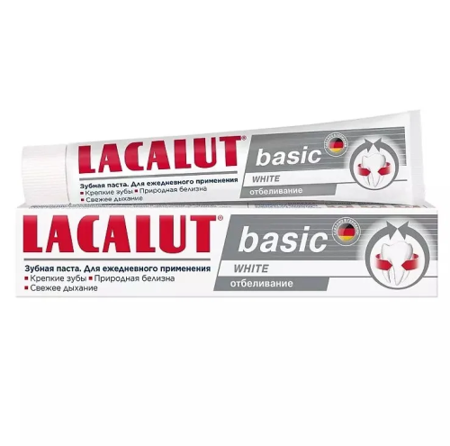 LACALUT паста зубная basic white 75мл__